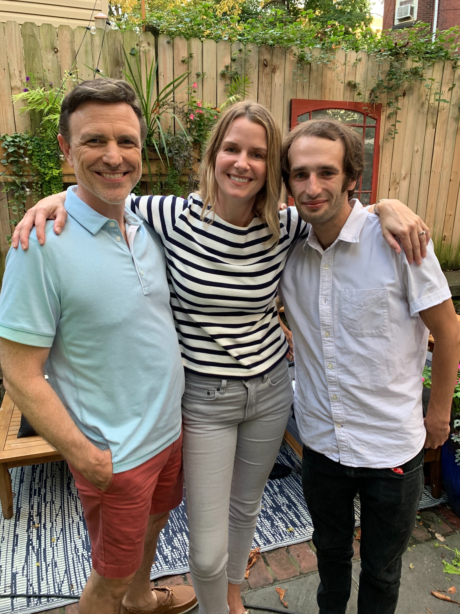 Drew Moore with Shannan Wilson and Hopper Jack Penn behind the scenes on Signs of Love