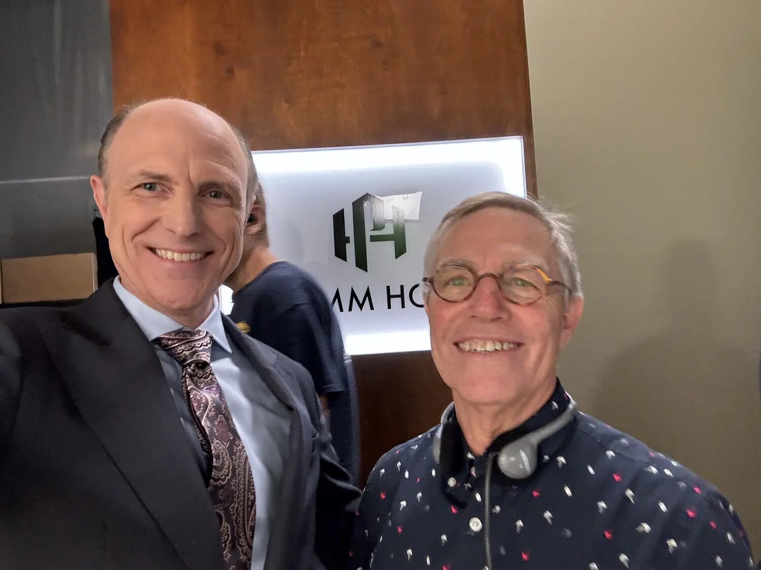 Drew Moore with director Ron Underwood
