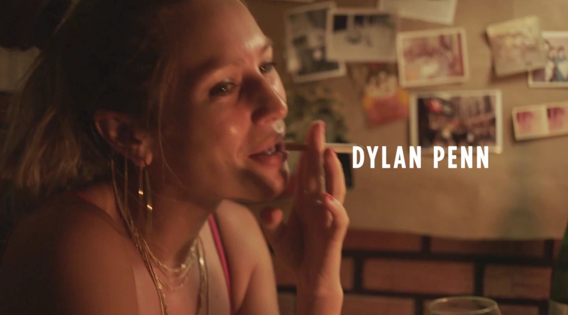 Dylan Penn in Signs of Love, with her on-screen cast credit